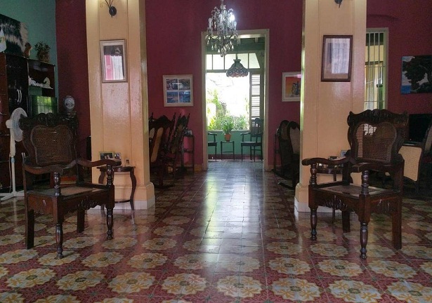 'Livingroom' Casas particulares are an alternative to hotels in Cuba.